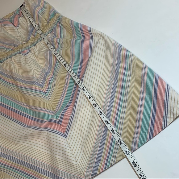 Mossimo Pastel Rainbow Chevron mini Dress Striped Strapless - Picture 11 of 14